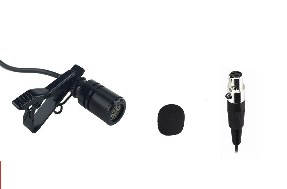 Professional Lavalier Lapel Microphone for AKG Samson Wireless Mini 3 Pins XLR