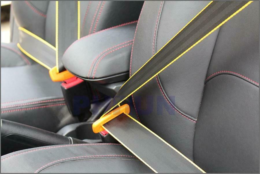 1x Roll 4.8cmx3.6m Car Seat Belt Webbing Strap Backpack Belt Black+Red Universal