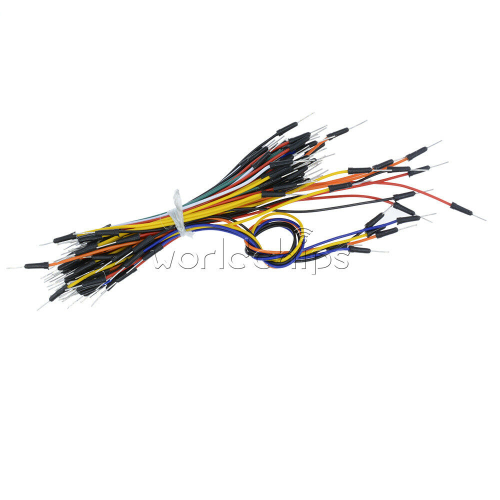 2pcs Arduino 65Pcs Male to Male Solderless Breadboard Jumper Cables Wires