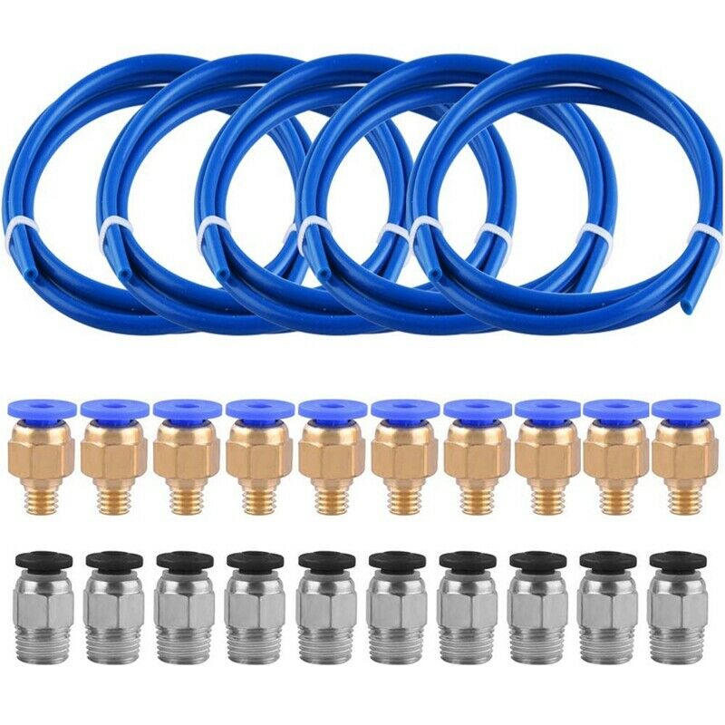 1 Meter Blue Ptfe Tube Pc4-M6 Fitting Pc4-M10 Pneumatic Ptfe Tube Push ConnectJ8