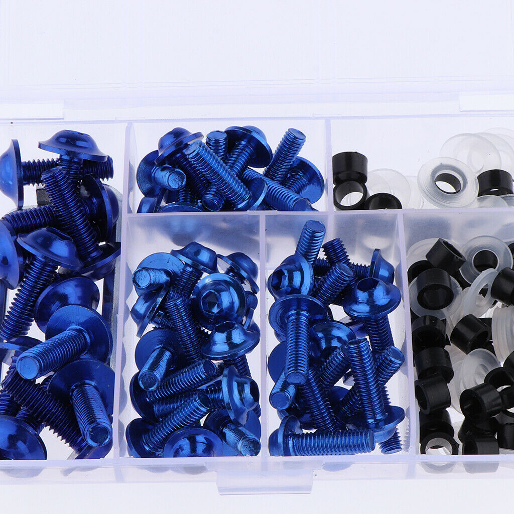 158   Pcs   Motorcycle   Complete   Fairing   Bolt   Kit   Fastener   Clips
