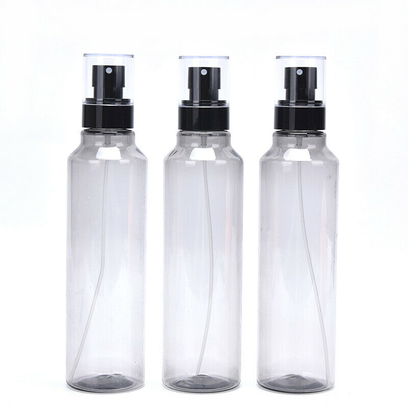 350ml Transparent Empty Spray Bottle Plastic Liquid Dispenser Shampoo Bot.l8