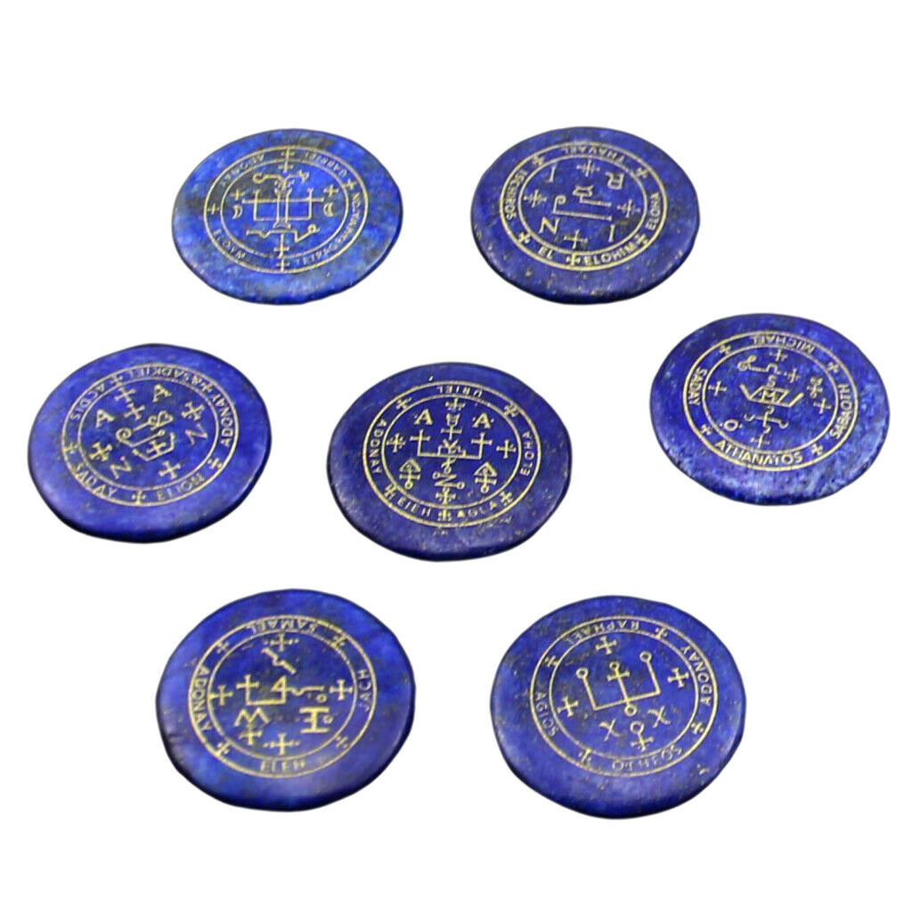 7 Pieces 1.18inch Reiki Lapis Lazuli Good Choice To Decorate Your Room
