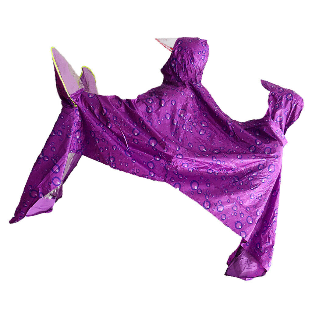 Oxford Raincoat Rider Covers Cape E-Bike Motorcycle Double Poncho Purple