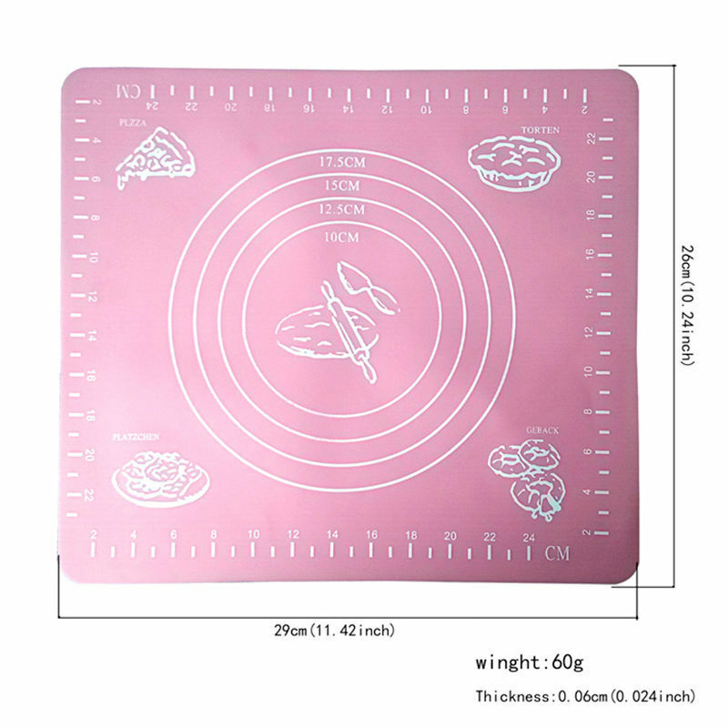 1x Non Stick Silicone Baking Sheet Pastry Mat Tray Liner Work Top Protect.l8
