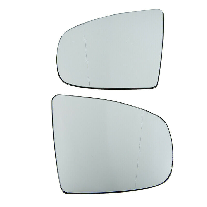 2pcs Door Wing Side Rearview Clear Mirror Glass Heated For X6 E71 E72 2008-2014