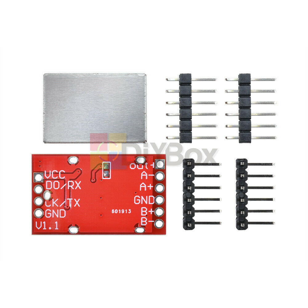 10Pcs Dual Channel HX711 24-Bit A/D Conversion IC+Shield Fit For Weighing Sensor