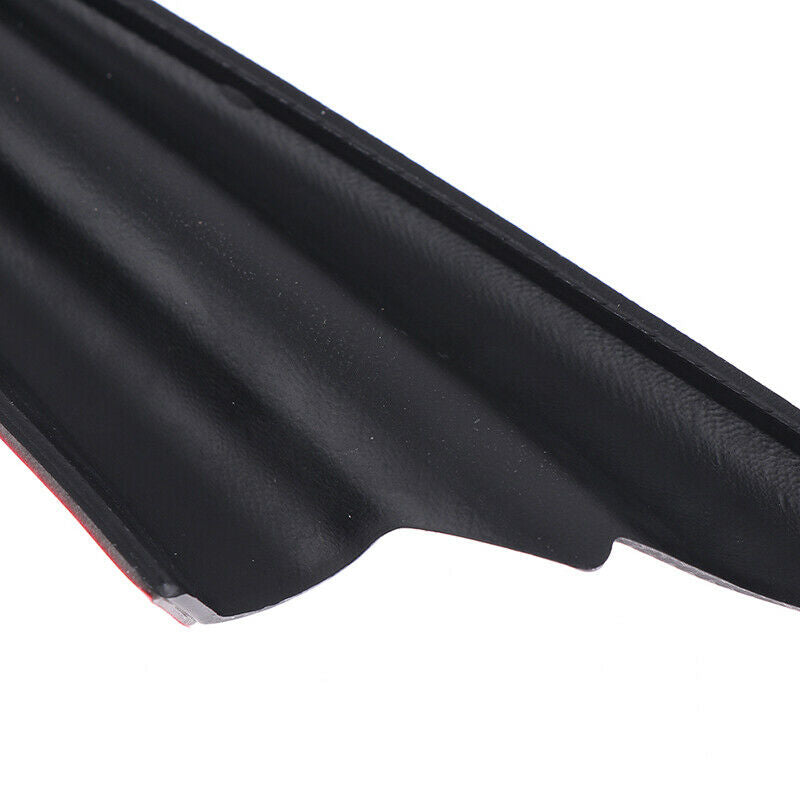 2Pcs Universal Car Front Bumper Lip Rubber Fin Splitter Spoiler Body Stic.l8