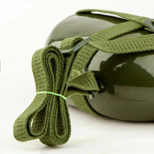 Ourdoor Portable Water Bottle Travel Hiking Camping Drinking Cup Army Green 1.2L