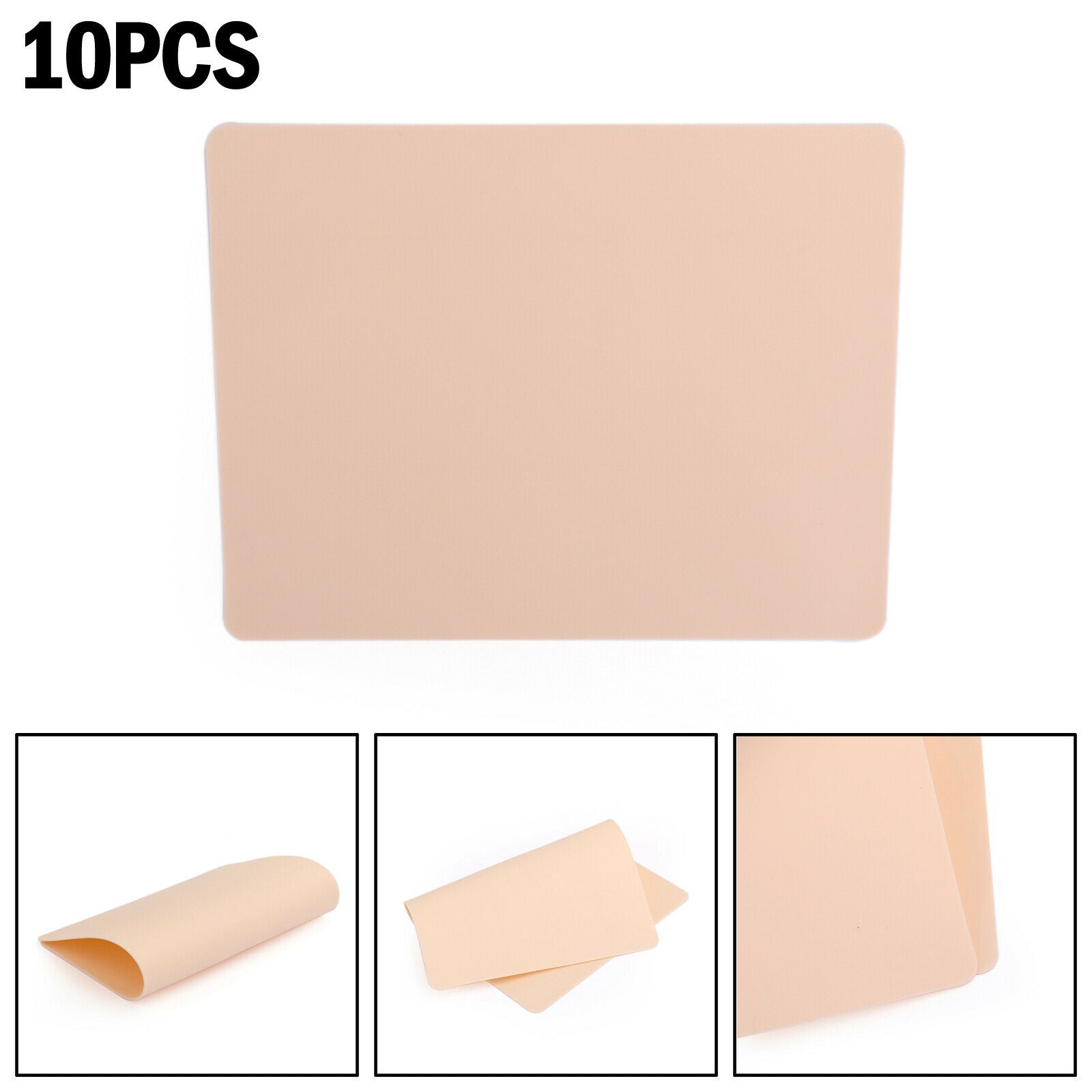 10pcs Microblading Tattoo Practice Skin Permanent Makeup Eyebrow Lips Training