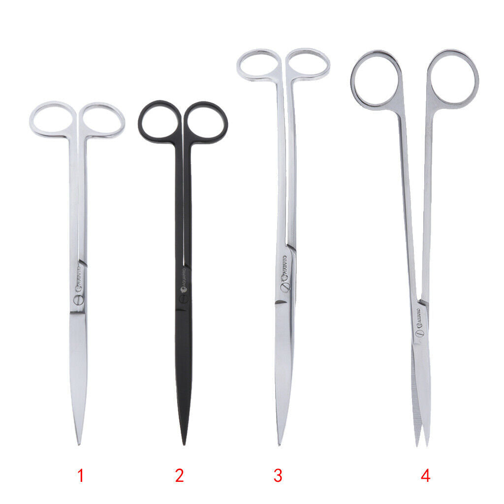 304 Stainless Steel Scissors Plants Aquascaping Tools 21cm Wave Scissor