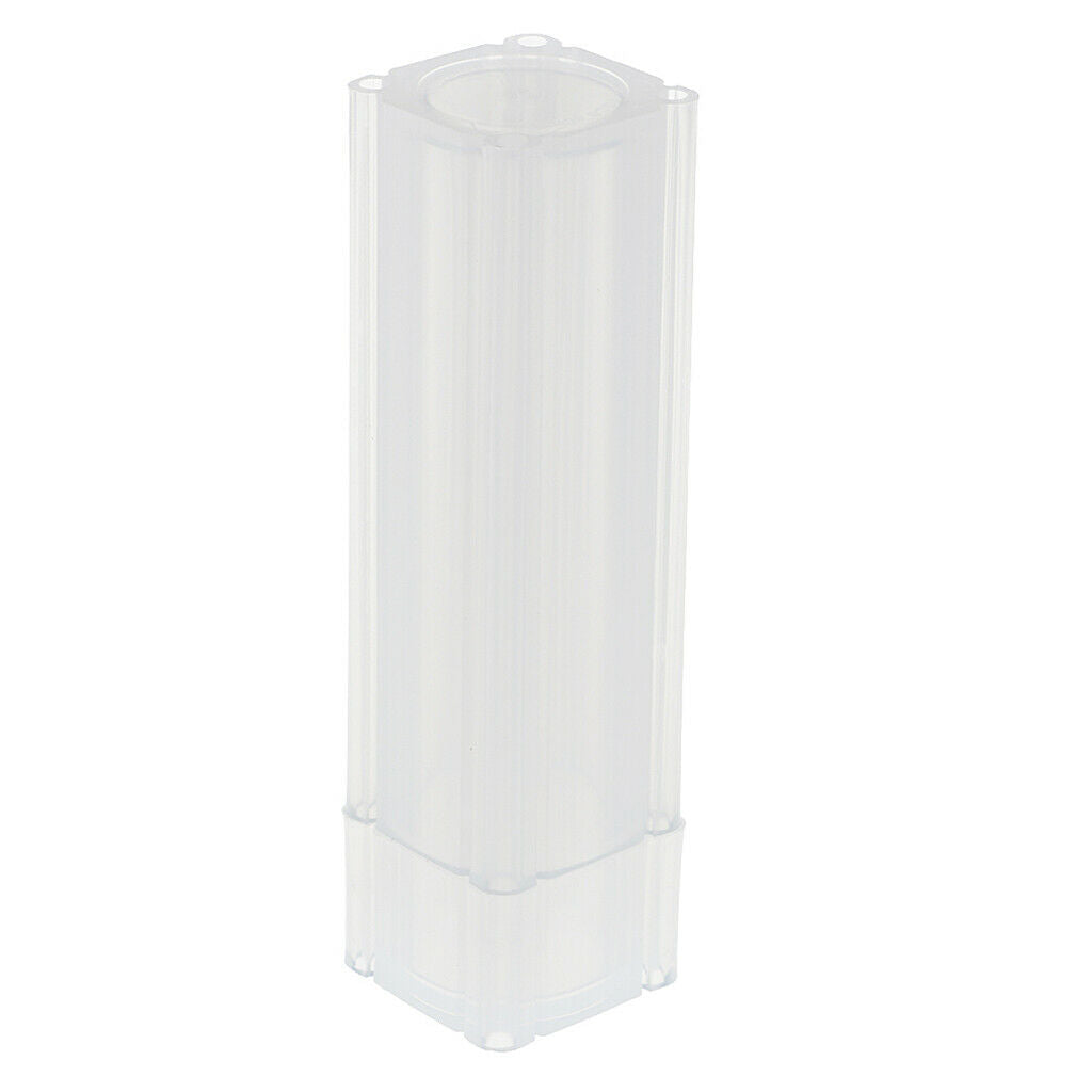 Flower Design Coins Box Tube Holder Case Storage 19mm Coin Collecting Box