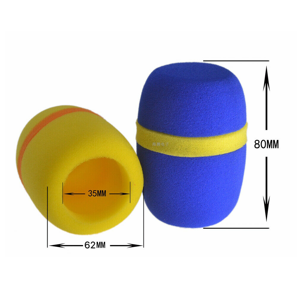 Handheld Mic Sponge Windscreen Cover Foam Windshield For Sennheiser Microphone