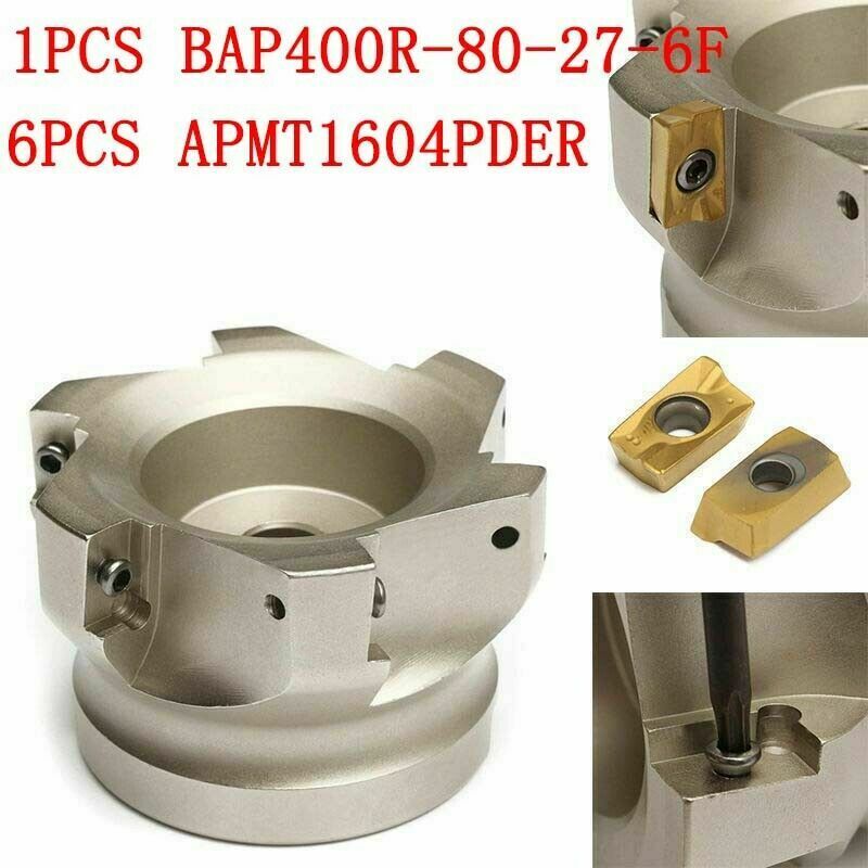 BAP400R-80-27-6F Indexable milling cutter CNC tool +APMT160408PDER DP5320 insert