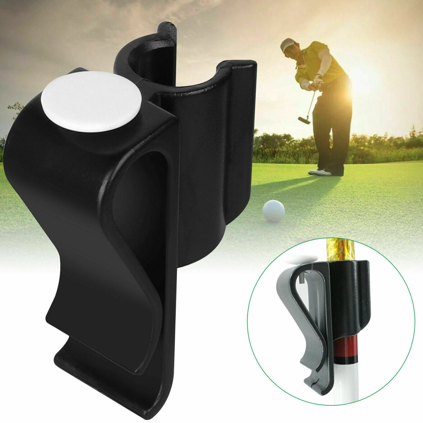 14x Plastic Golf Club Organizer Clip Putter Bag Holder Iron Driver Protector Set