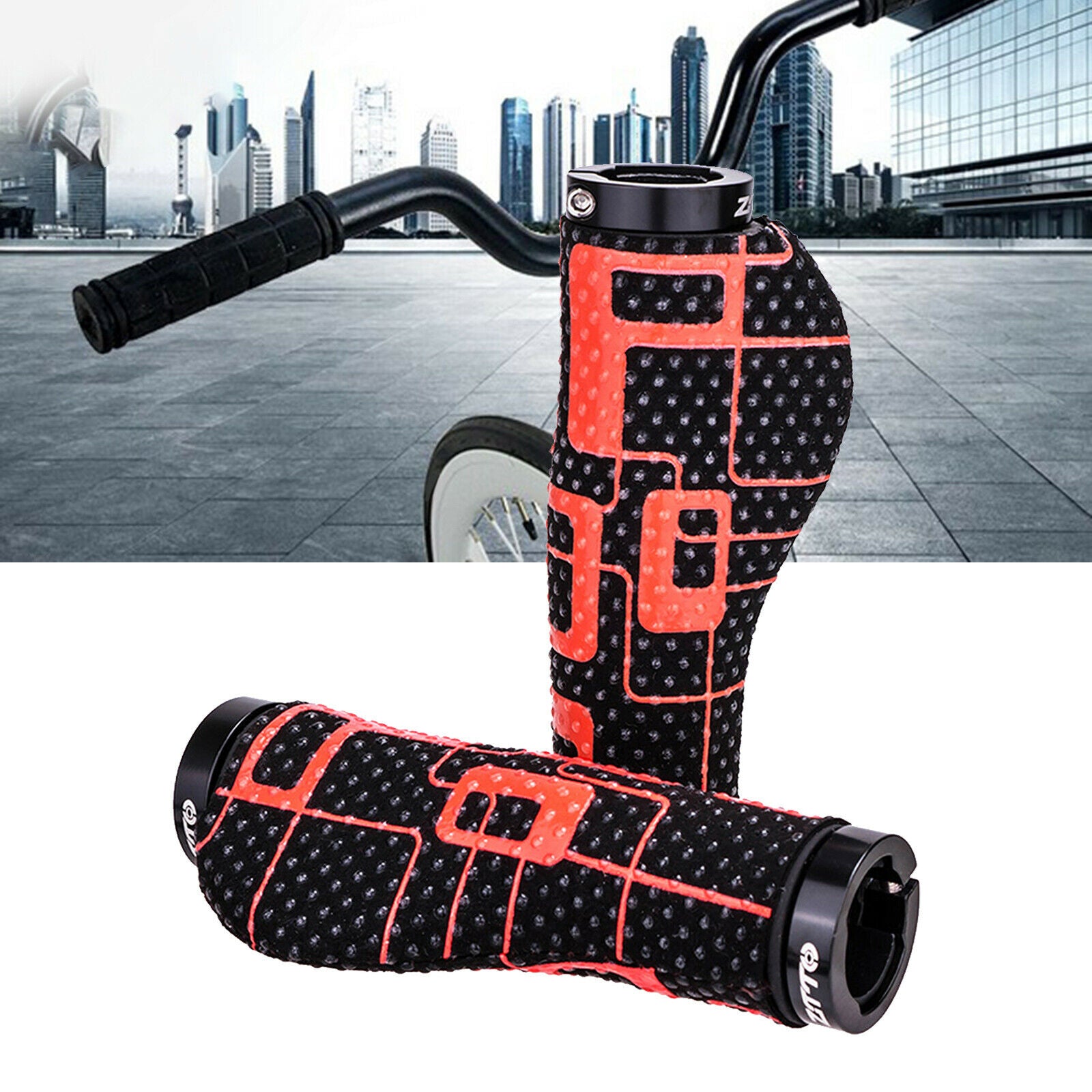 Bicycle Handlebars Grips Ergonomic Handles for Folding Mountain Bike