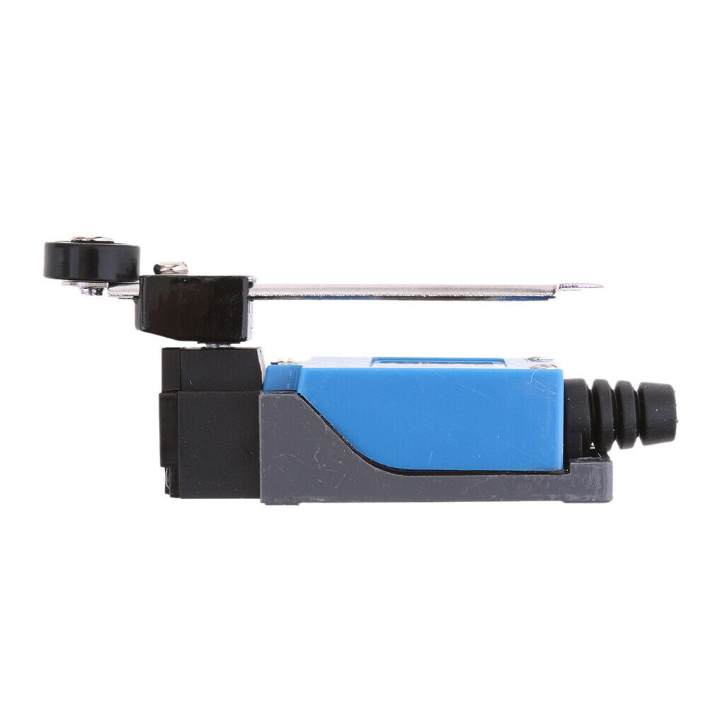 4x ME-8108 Momentary Rotary Adjustable Roller Limit Switch 2NO 2NC Blue