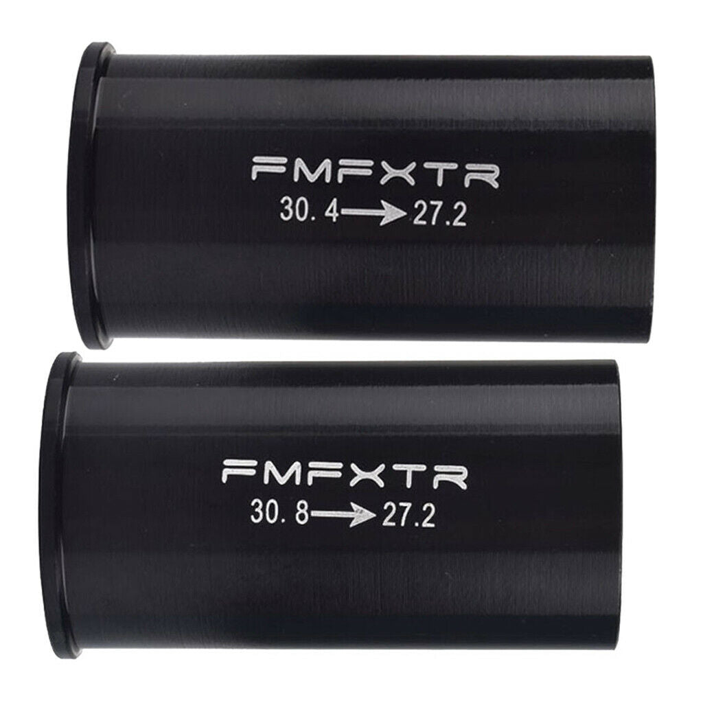 2Pcs Bike Seat Post Adapter Universal Shim Sleeve Size Reducer Adaptor Bushing