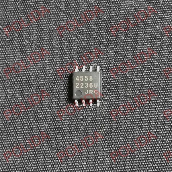 10PCS DUAL OP AMP IC JRC SOP-8W ( DMP-8 ) NJM4558M NJM4558 JRC4558 4558