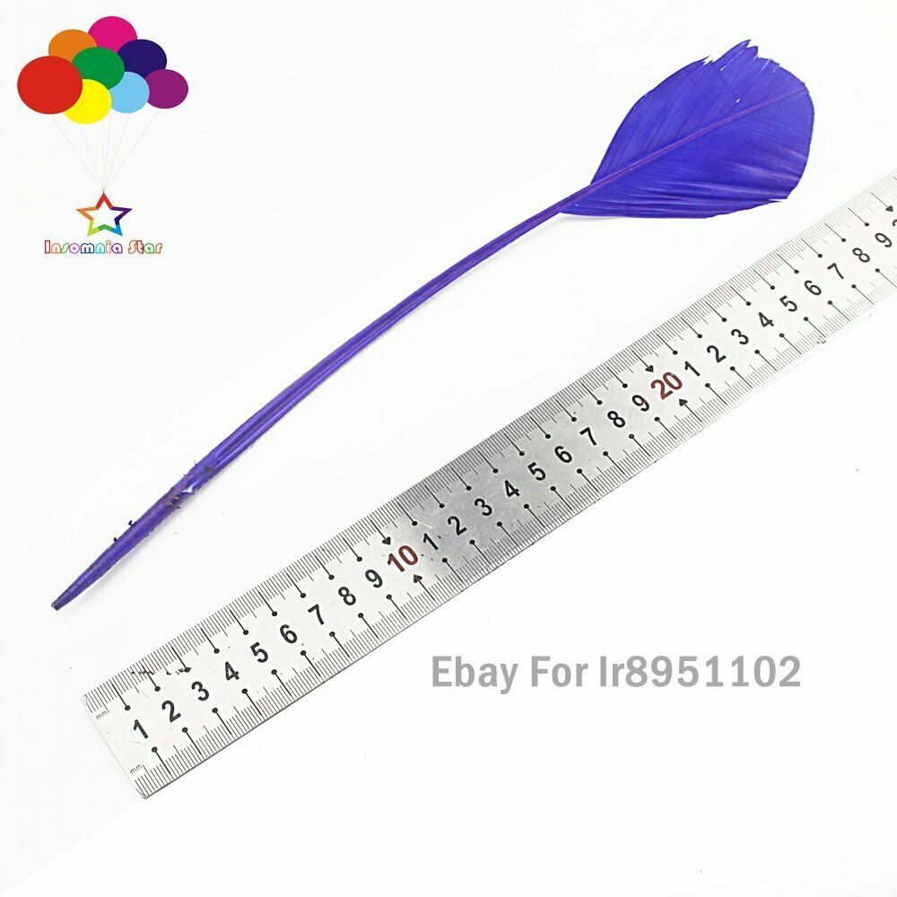 Sapphire 100 pcs 28-35cm turkey wing feathers 11-14inch Plume making Carnival