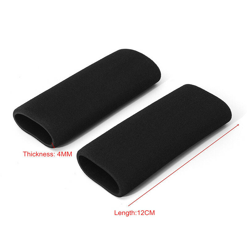 2 x Motorbike Motorcycle Slip-on Foam Anti Vibration Comfort Hand Grip Cov.l8