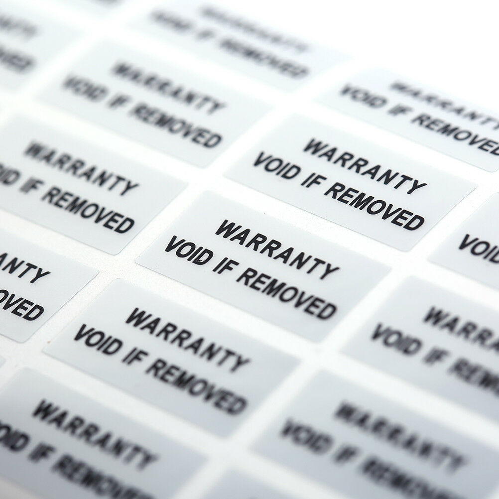 300 Hologram VOID IF REMOVED Security Tamper Evident Warranty StickerY1