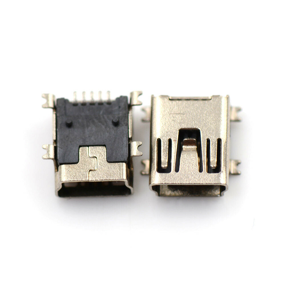10x Micro USB Connector 5pin seat Jack Inserting Plate seat MiniUsb Connec.l8