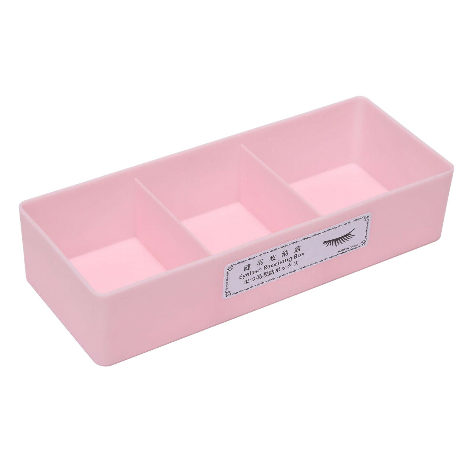 3X Eyelash Extension Tool Storage Box Container Holder for Grafting Pink