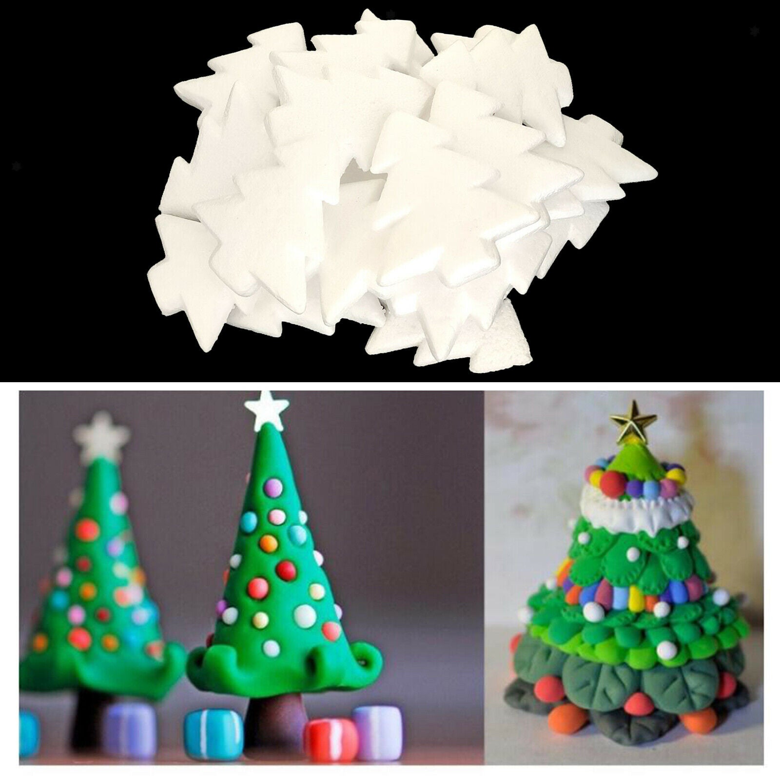 20Pcs/Set DIY Christmas Tree Diy Making Materials Kid Craft for Xmas Party