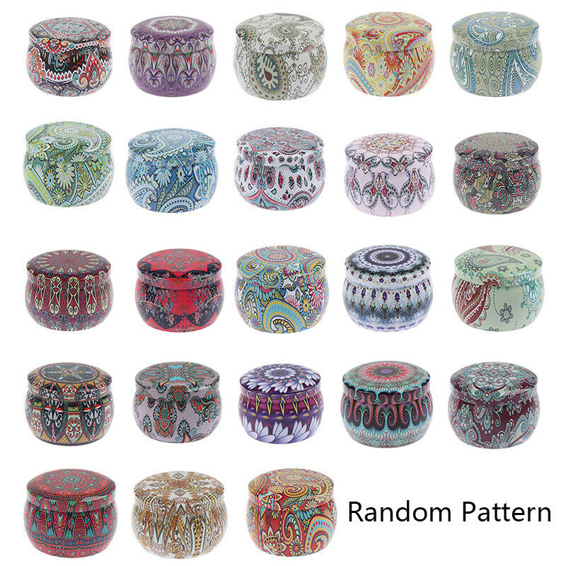 1X Candle Tin Jars DIY Candle Making Holder Storage Case Empty box Tin Ca.l8