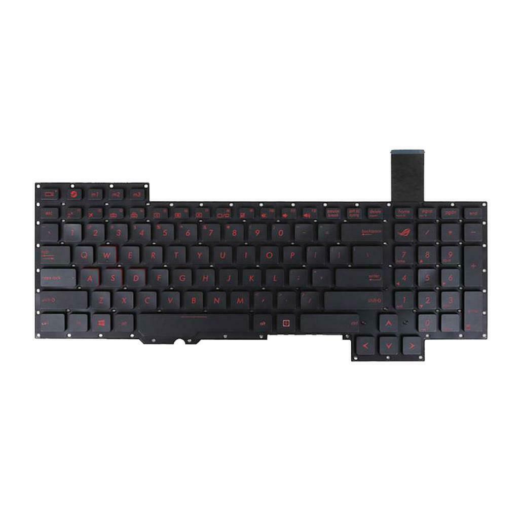 For G751J G751JL G751JM G751JT US English Backlight Full Keyboard Frame