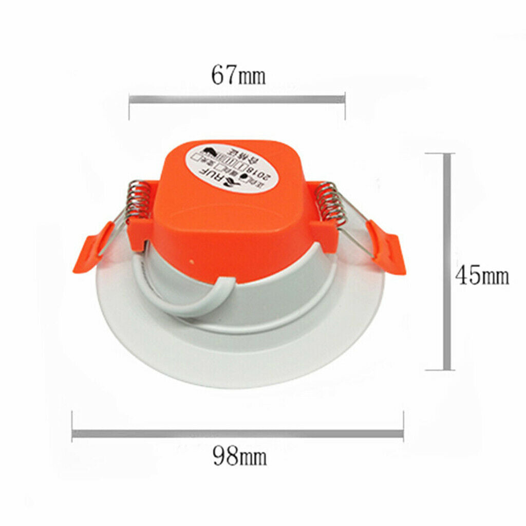 Recessed LED Ceiling Light  220-240V with  Golden Line Warm White