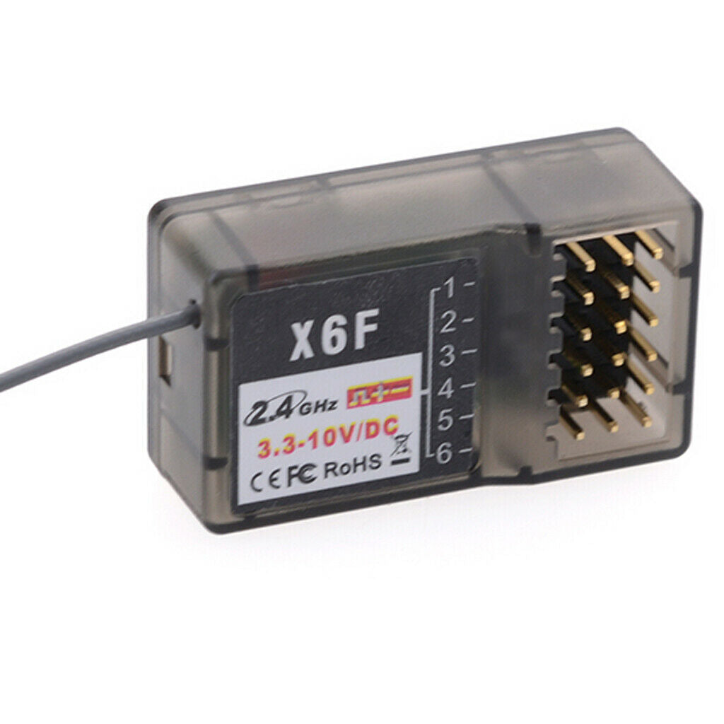 6CH 2.4G X6F Receiver for ZD Racing Dumborc surpass Transmitter Spare Parts