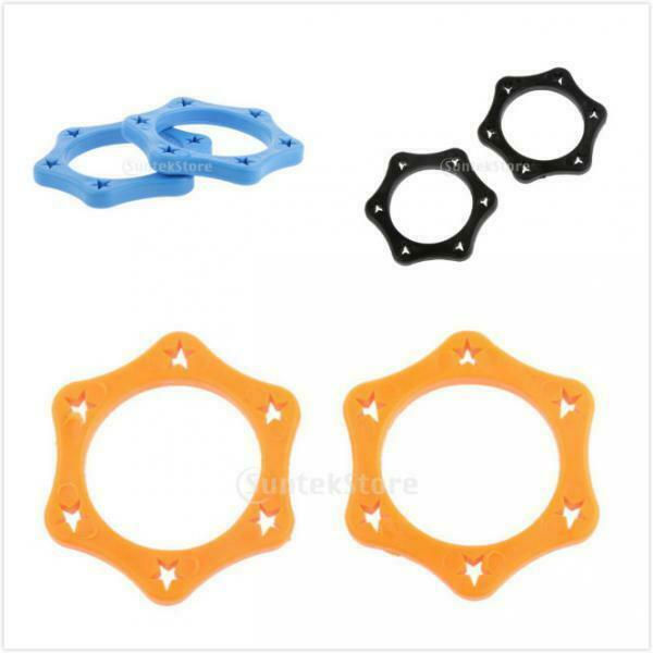 Almencla Hexagon Microphone Shockproof Protection Anti-slip Ring Blue