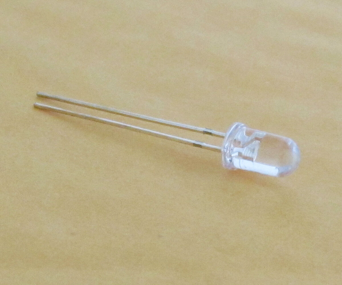 10Pcs LED 5mm White 11000-13000mcd White led lamps
