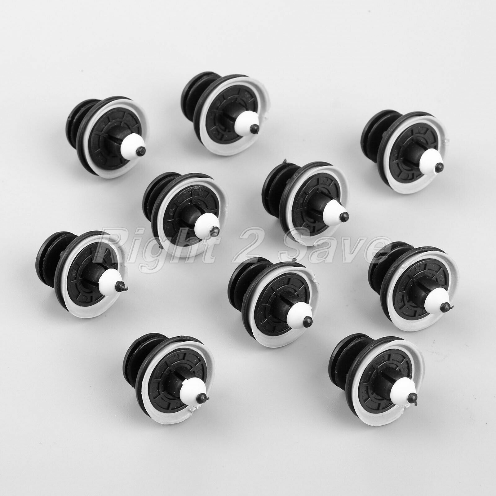 10pc Car Screws Interior Panel Trim Retainer Fastener Fit For GOLF PASSAT TOURAN