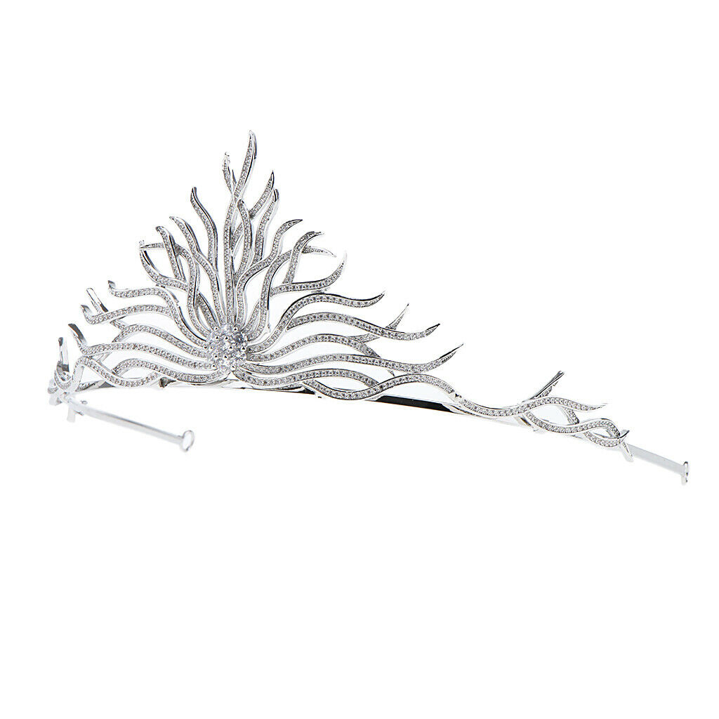 Women Girl Wedding Party Crown Tiaras Prom Pageant Rhinestone Headwear