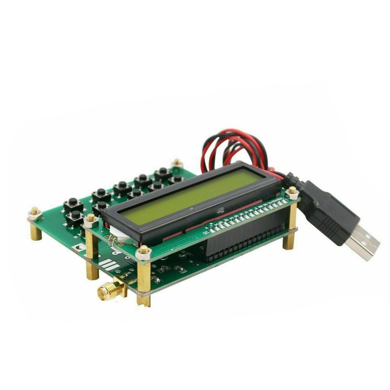 35MHz-4000MHz RF Signal Generator Signal Source ADF4351 VFO HXY D6 V1.02 50 ohms