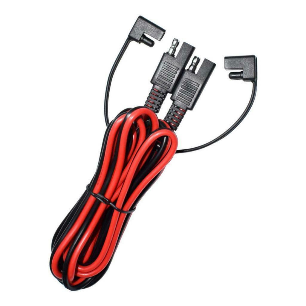 Pair 2m 2Pin SAE-SAE Automotive Connector Cable Cord Wire Quick Disconnect