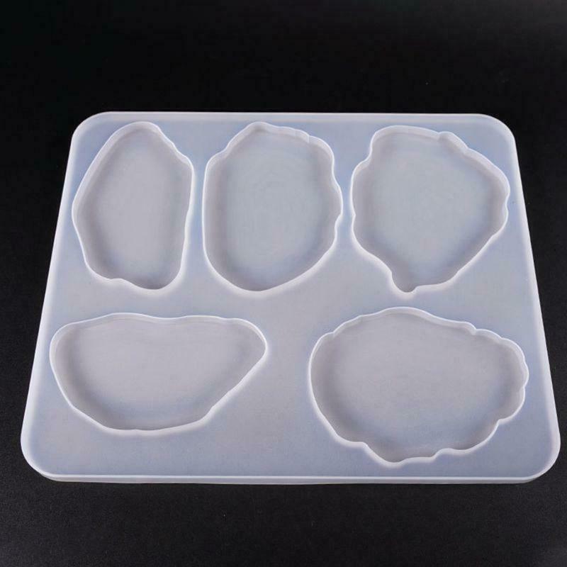 Large Table Decoration Mold Cup Mat Coaster Crystal Epoxy UV Glue Silicone Molds