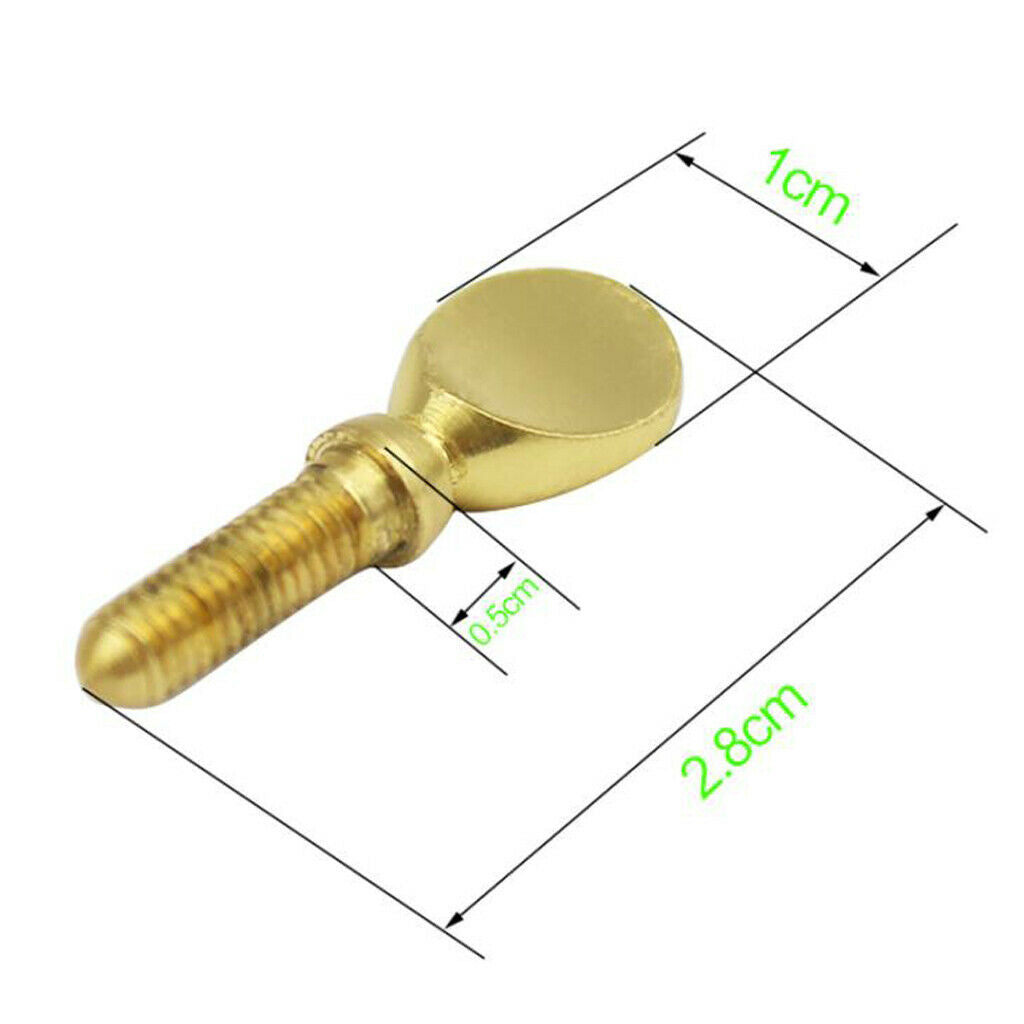 5x Metal Saxophones Neck Screws Sax Replacement Pars for Saxophonist, Golden
