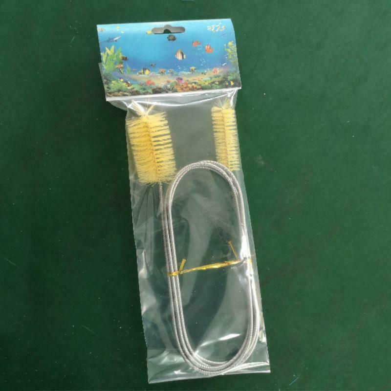 Aquarium Stainless Steel Flexible Cleaning Brush Double Ended Hose Pipe Cleaner