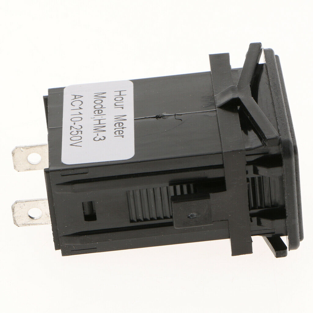 AC110-250V Hour Meter Timer Boat Outboard Inboard Marine Lawn Tractor