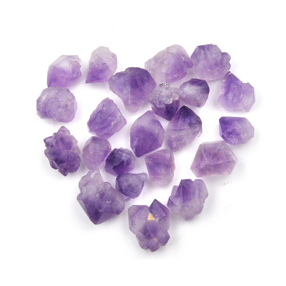 5x Natural Purple Fluorite Quartz Crystal Stone Rough Polished GravelSpeci.l8