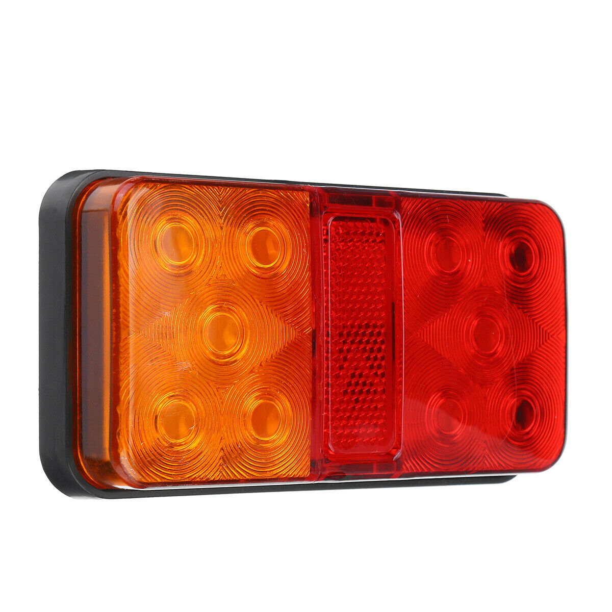 Pair LED Rear Brake Stop Indicator Light Lamp Tail Trailer Truck Lorry