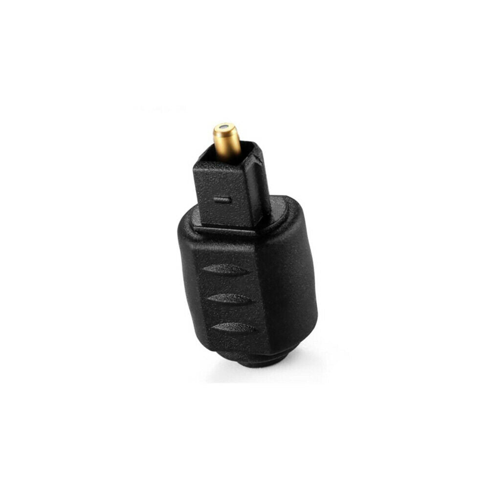 New Optical Audio Adapter 3.5mm Female Mini Jack Plug to Digital Toslink Male