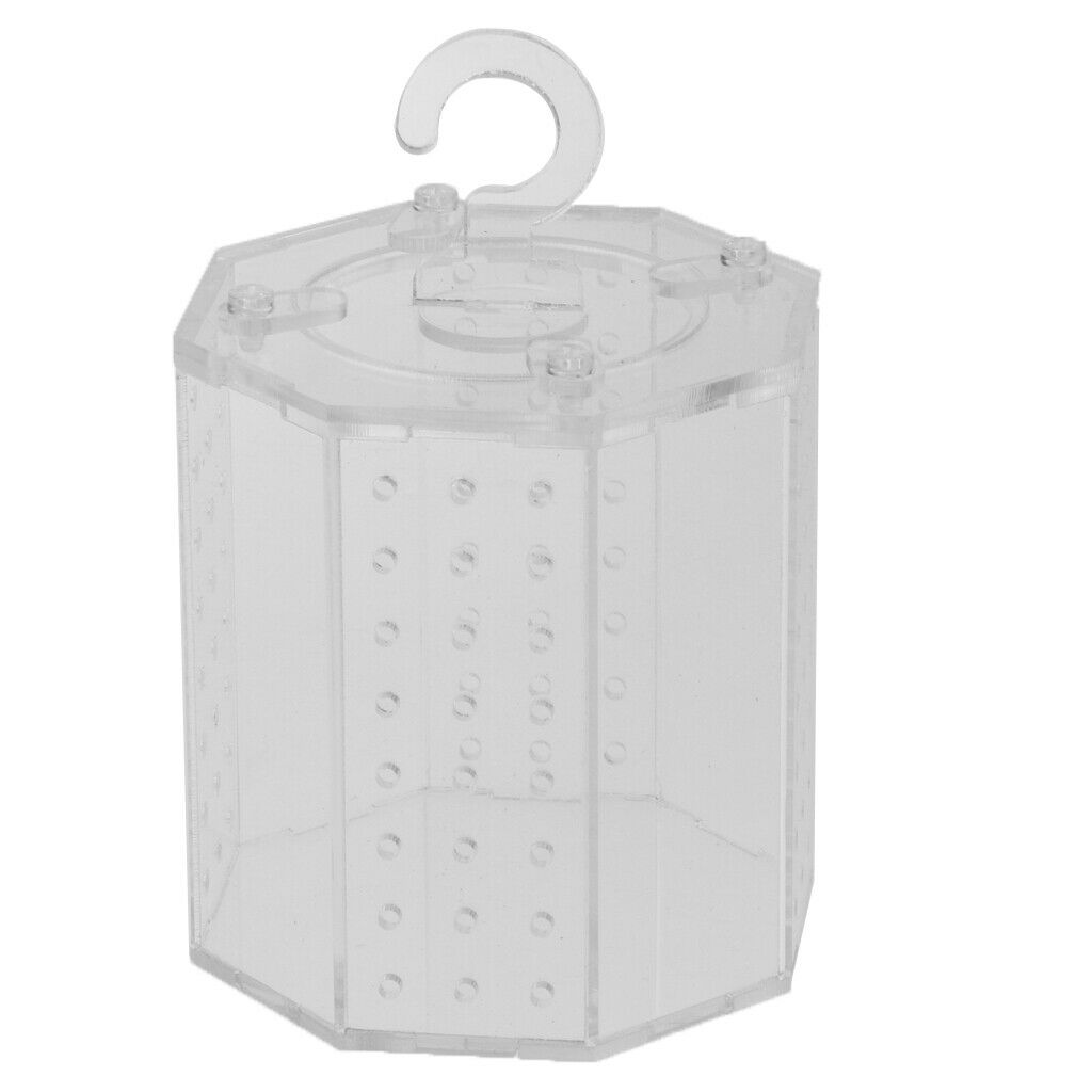 Acrylic Reptile Tank Vivarium Cage Spider/Grasshopper/Cricket Cage 9.8 x 10cm