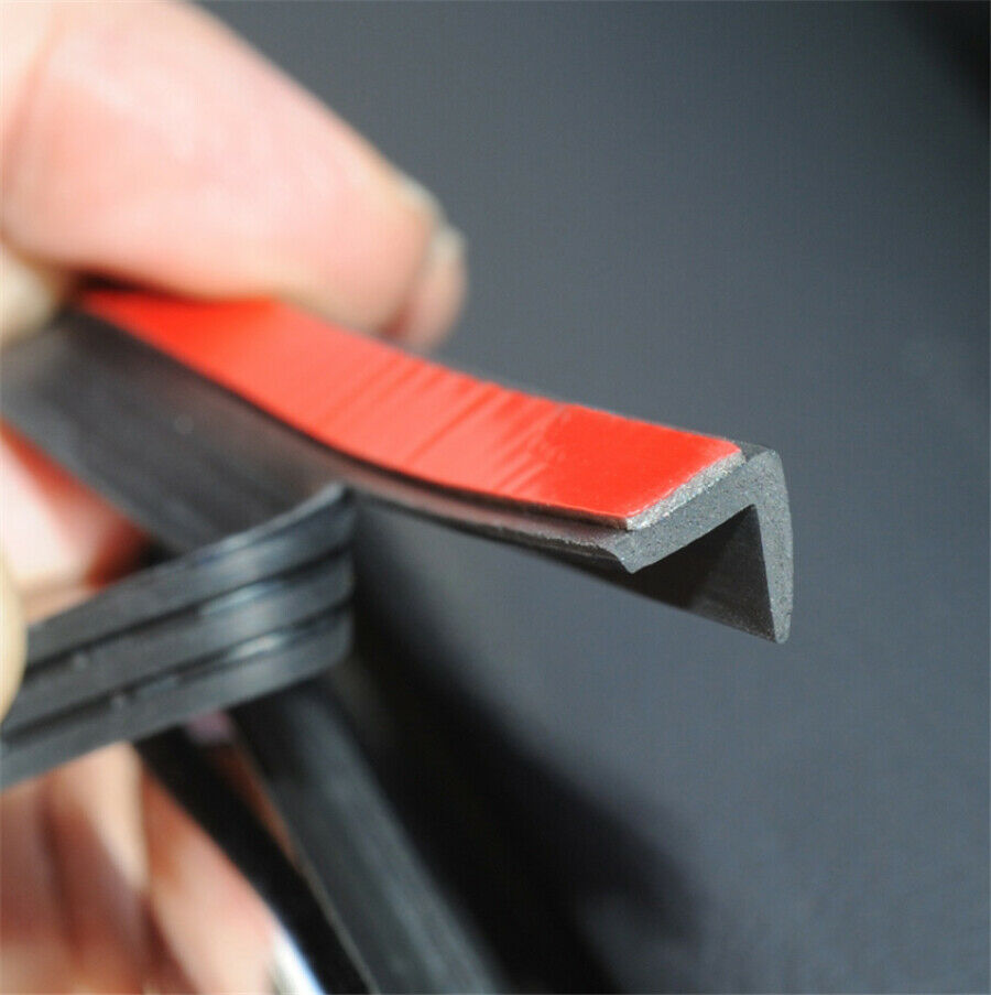 4M Car Window Sealant weatherstrip V Type Car Door Glass Auto Rubber Seals