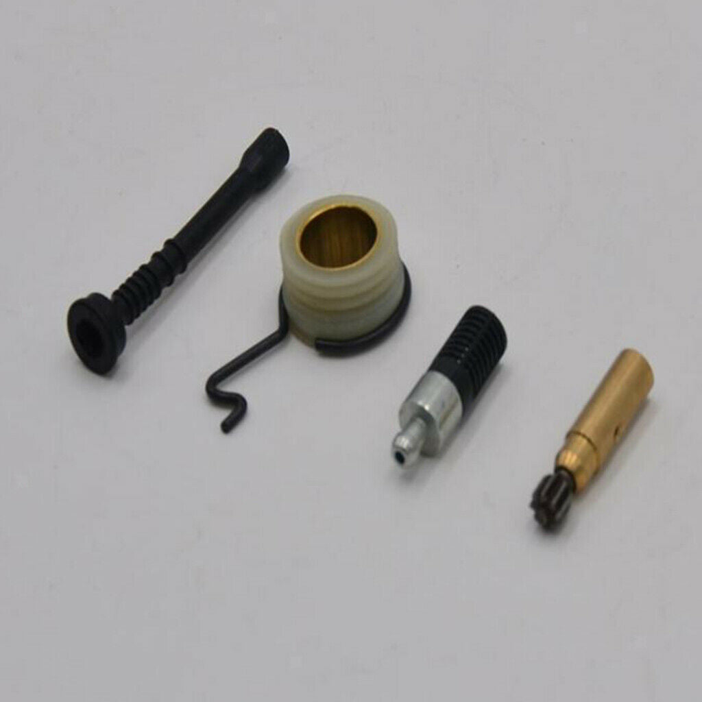 4x Oil Pump Worm Gear Oil Filter Hose Line Set Fit For Stihl ms250 025 New