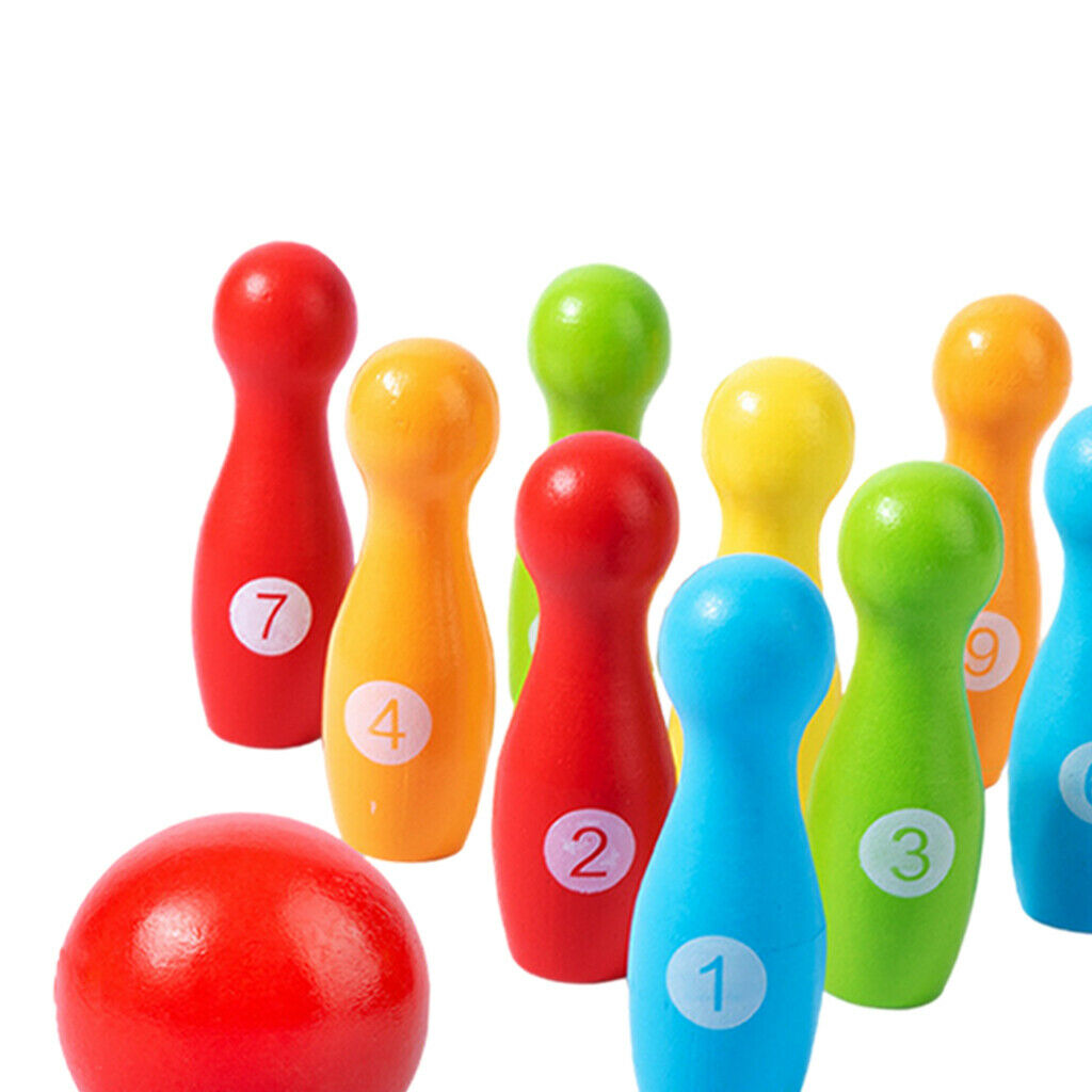 Kids Bowling Set Garden Lawn Games Party Game Children Fun Toys Gift